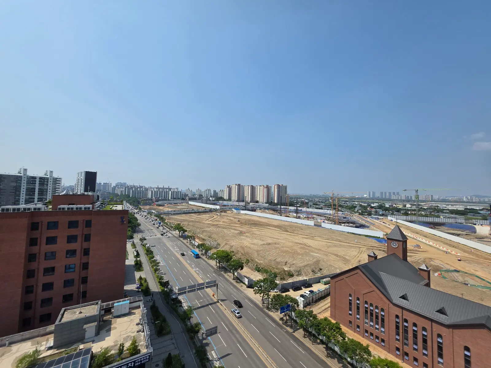 풍무역세권 도시개발사업 부지조성 현장 전경 첫 번째
