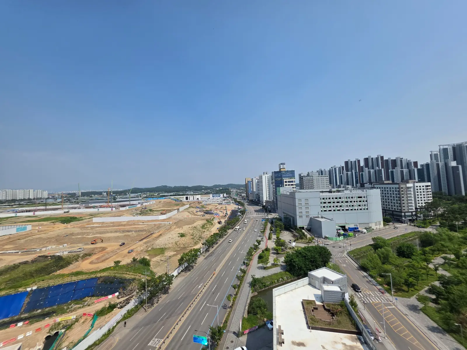 풍무역세권 도시개발사업 부지조성 현장 전경 두 번째